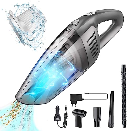 Fourward Handstaubsauger Autostaubsauger 8000Pa, Kabelloser Wiederaufladbar Staubsauger 120W Starke Motor für Auto Zuhause Wohnmobil Tierhaare Fourward Handstaubsauger Autostaubsauger 8000Pa, Kabelloser Wiederaufladbar Staubsauger 120W Starke Motor für Auto Zuhause Wohnmobil Tierhaare von Fourward