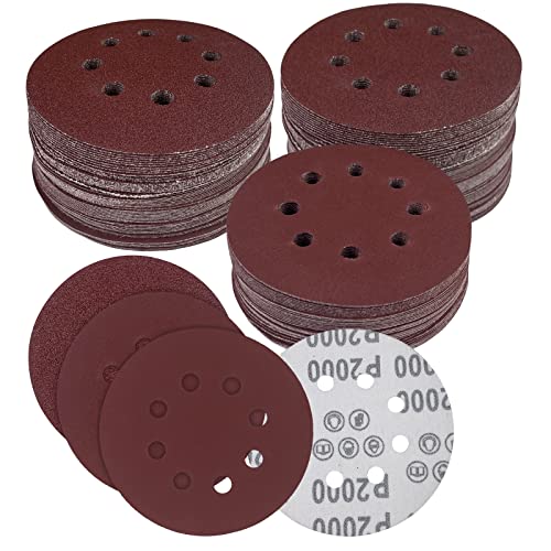 Fousenuk 100 stück Schleifpapier ø125mm Klett, 8 Löch Schleifpapier Set, Schleifscheiben Klett, Schleifpapier Holz, Exzenterschleifer 40/80/120/180/320/400/600/800/1500/2000 Grit Exenterschleifpapier Fousenuk 100 stück Schleifpapier ø125mm Klett, 8 Löch Schleifpapier Set, Schleifscheiben Klett, Schleifpapier Holz, Exzenterschleifer 40/80/120/180/320/400/600/800/1500/2000 Grit Exenterschleifpapier von Fousenuk