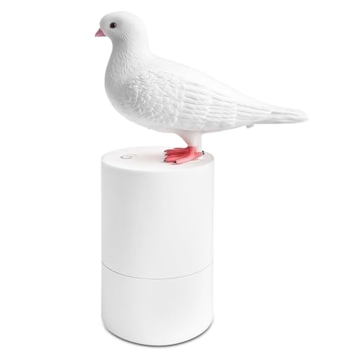 Automatischer Seifenspender, 300ml Seifenspender Taube Automatisch, Elektrischer Seifenspender mit Sensor, Automatisch Soap IPX7 Wasserdicht, Pigeon Soap Dispenser Automatic für Bad, Küche, Büro von Fouvin