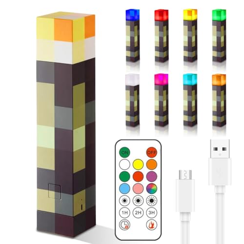 Lampe Fackel Wandlampe 8 Farben, 28cm Wall Fackel Nachtlicht, Led Fackel Kinder, Nachtlampe USB Wiederaufladbare LED Lichter für Hand oder Wandhalterung Beleuchtung Spielzeug Geschenke Lampe Fackel Wandlampe 8 Farben, 28cm Wall Fackel Nachtlicht, Led Fackel Kinder, Nachtlampe USB Wiederaufladbare LED Lichter für Hand oder Wandhalterung Beleuchtung Spielzeug Geschenke von Fouvin