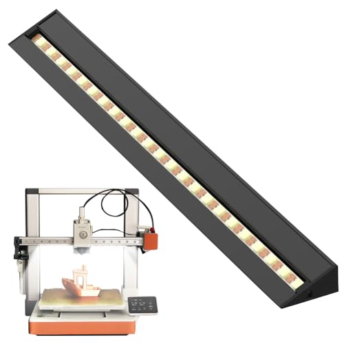 Led Light Strip für Bambu-Lab P1S P1P X1C X1E 3D-Drucker, 5V 0.3A LED-Lichtleiste, Magnetische Installation LED Lichtleiste Upgrade Kit von Fouvin