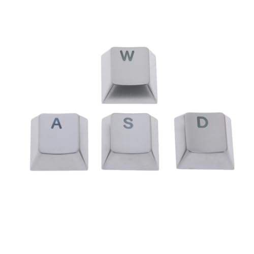 Elegante Ersatz-Tastenkappen aus Legierung für mechanische Computer-Tastaturen, 4 Stück von Fowspvzn