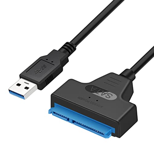 Fowybe Adapter für USB auf SA-TA - 22-III-zu-USB-Festplattenleser für 2,5-Zoll-SSD-Festplattenlaufwerk,USB 3.0- und Typ-C-zu-SA-TA-Konverterkabel für Computer, Laptops, PCs und Telefone von Fowybe