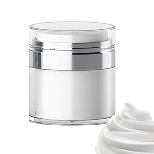 Fowybe Airless-Kosmetik-Pumpbehälter | 50ML Vakuum-Feuchtigkeitsspender,Nachfüllbarer Push-Down-Pumpspender, auslaufsicherer Reise-Toilettenartikel-Kosmetikbehälter für Cremes, Lotionen von Fowybe