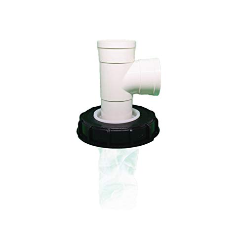 IBC Tankdeckel Nylon, Waschbar Mit Deckel Und Entlüftungsloch, Langlebige Tonnenfassabdeckung IBC Deckelfilter für Regenwassertank IBC 1000 Liter 45 Grad, 90 Grad, Vertikal 3-Wege von Fowybe