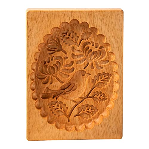 Mondkuchen Form,Sichere Holzbackform Für Kekse DIY Lebkuchen Mooncakes Form,Holz Plätzchenformen von Fowybe