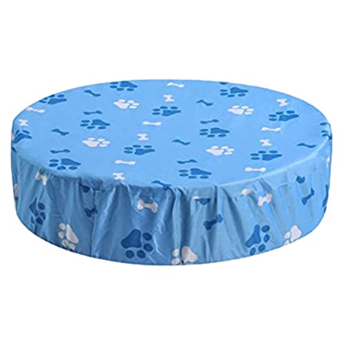 Pool Abdeckung,Dog Pool Abdeckung Poolabdeckung Outdoor Faltbarer Swimmingpool-Badewannenschutz,Abdeckung Für Hundepool,abdeckplane Planschbecken von Fowybe
