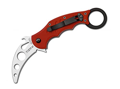 Fox Knives Unisex – Erwachsene Folding Karambit Trainer Messer, orange, 17,5 cm von Fox Knives