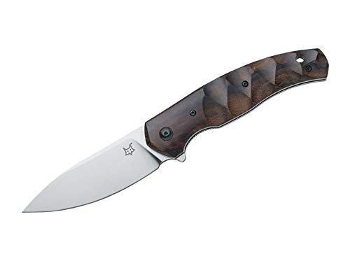 Fox Knives Unisex – Erwachsene Ziggy Ziricote Messer, Braun, 20 cm von Fox Knives