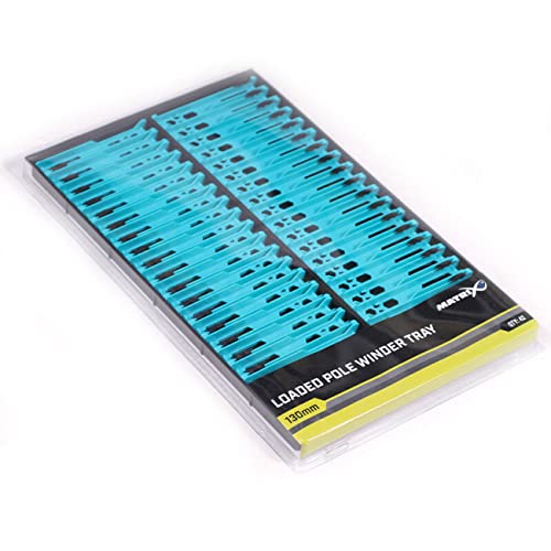Fox Matrix Pole Winders loaded - Box mit Wickelbrettchen, Ausführung:Pole Winder Tray mit 42 Wickelbrettchen in 13cm von Fox Matrix