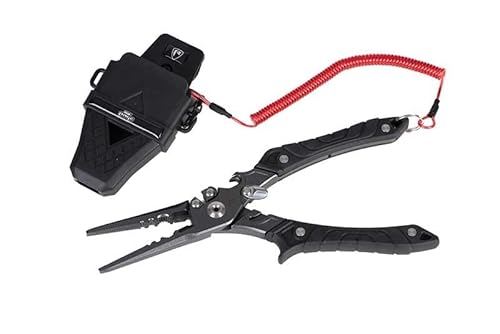 Fox Rage 22,9 cm Gurtzange, Raubfisch-Angelzange, zum Abhaken und Crimpen, Edelstahl, Wolframkarbid-Seitenschneider, gezackte Backen, Crimpkerbe, federbelastet, Code NTL054 Fox Rage 22,9 cm Gurtzange, Raubfisch-Angelzange, zum Abhaken und Crimpen, Edelstahl, Wolframkarbid-Seitenschneider, gezackte Backen, Crimpkerbe, federbelastet, Code NTL054 von Fox Rage