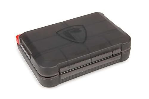 Fox Rage Zubehörbox, mittelgroßes volles Fach, perfekt für die sichere Aufbewahrung von Terminal-Geräten, Positive Schließung, Muschelschalen-Design, graue Oberfläche, Code NBX037 von Fox Rage