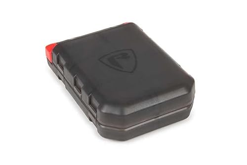 Fox Rage Zubehörbox klein | perfekt für die sichere Aufbewahrung von Terminal-Geräten | Positive Close | Muschelschalen-Design | graue Oberfläche | Code NBX035 von Fox Rage