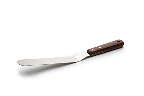 Fox Run 5331 Offset Icing Spatula, 8-Inch Stainless Steel Blade, Wood Handle von Fox Run