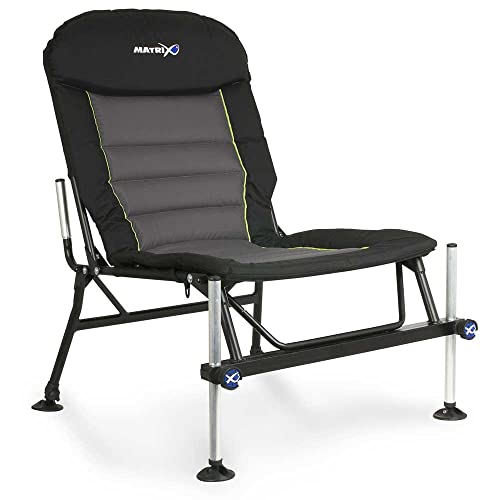 Fox Matrix Deluxe Accessory Chair - Angelstuhl zum Feederangeln & Karpfenangeln, Stuhl zum Angeln, Karpfenstuhl, Klappstuhl von Matrix