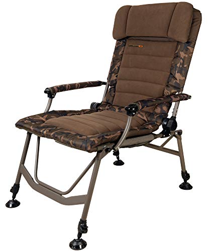 Fox Super Deluxe Recliner Chair Angelstuhl zum Karpfenangeln, Stuhl zum Ansitzangeln, Karpfenstuhl für Angler von Fox