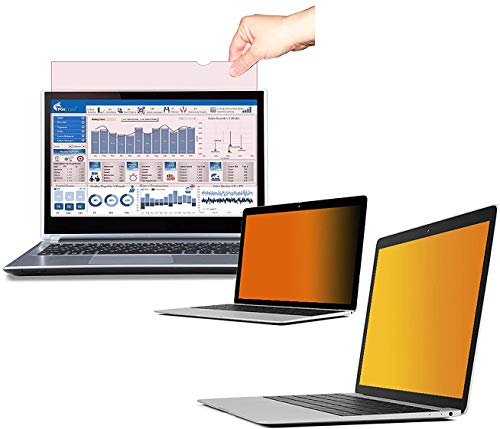 FoxCrypt Gold Premium Laptop | Notebook Anti-Spy Privacy Filter Blickschutzfilter Sichtschutzfolie Blickschutzfolie – 11.6“ (16:9 Bildschirme) - Gold von FoxCrypt
