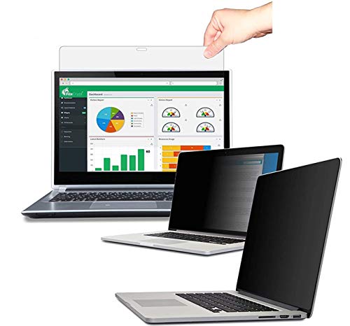 FoxCrypt Premium Anti-Spy Privacy Filter Blickschutzfilter Sichtschutzfolie Blickschutzfolie für Apple MacBook Pro Touchbar 15" Zoll (2016-2018) - (344.8 x 223.5mm) von FoxCrypt
