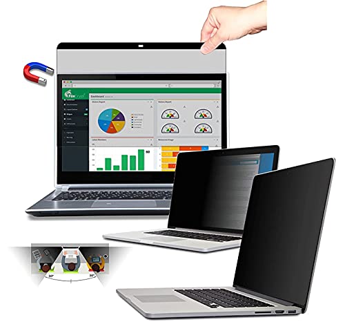 FoxCrypt Premium Magnetischer Anti-Spy Privacy Filter Blickschutzfilter Sichtschutzfolie Blickschutzfolie für Apple MacBook Pro Retina 13“ Zoll (2012 – Mitte 2016) – (307.2 x 202.3mm) – Magnetic von FoxCrypt