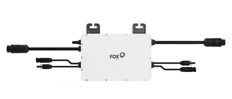 FoxEss M1-800-E 800W Mikrowechselrichter mit eingebautem WLAN-Modul mit 3m Anschlusskabel von FoxESS