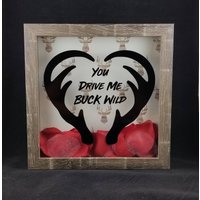 Hirsch Liebe Zitate Valentinstag/Jahrestag Sweetest Day Shadowbox von FoxEtchingDesigns