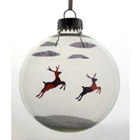 Fliegen-Ren-Weihnachtsfeiertags-Verzierung von FoxfireCraftsGA