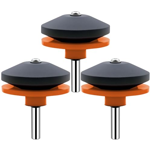 Rasenmäher Klingenschärfer, 2025 Neue Universal Multi-Sharp Rotary Rasenmäher Klinge, für jede Power Handbohrmaschine (Orange-3pcs) von Foxmars