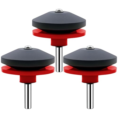 Rasenmäher Klingenschärfer, 2025 Neue Universal Multi-Sharp Rotary Rasenmäher Klinge, für jede Power Handbohrmaschine (Red-3pcs) von Foxmars
