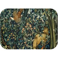 Fuchs Und Fasan Badematte, William Morris Badezimmer-Dekor, Fuchs-Dekor, Wald-Bad-Dekor, Fasan-Badezimmer, Vogel-Badezimmer-Dekor von Foxwoodpillows