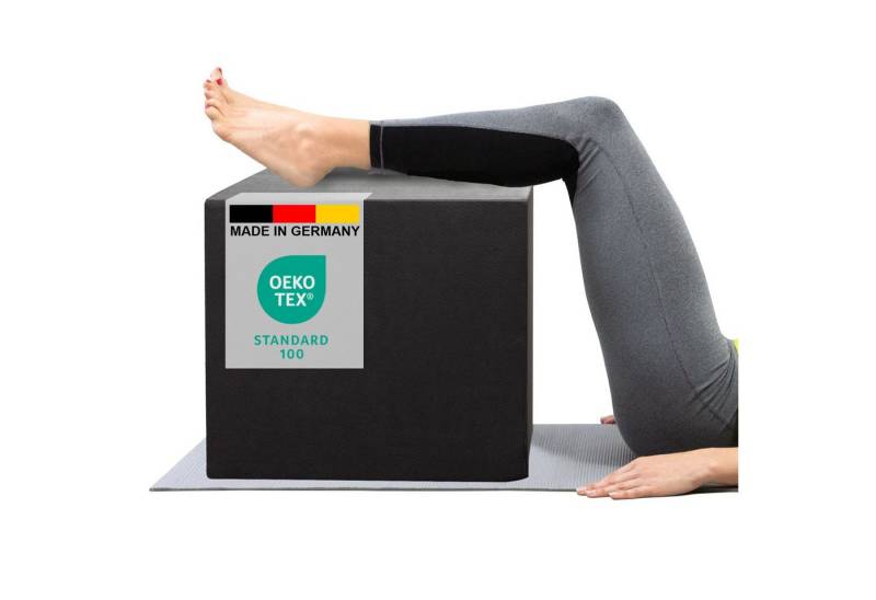 Foxx Polsterhocker Bandscheibenwürfel Stufenbett/Lagerungswürfel, [40x35x30cm, ohne Bezug], zur Entlastung der Bandscheiben von Foxx