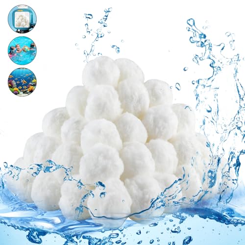 Foydream Filterbälle für Sandfilteranlagen,700 G Pool Filterbälle Ersetzt zu 25KG Filtersand Für Sandfilter, Poolfilter & Aquarien, Effiziente Reinigung Wiederverwendbar von Foydream