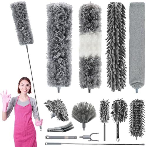 Foydream Staubwedel Teleskop 13 Stück,Waschbar Staubwedel Lang Ausziehbar bis 2.6m,für Lücken, Decken,Möbel,Küche Foydream Staubwedel Teleskop 13 Stück,Waschbar Staubwedel Lang Ausziehbar bis 2.6m,für Lücken, Decken,Möbel,Küche von Foydream
