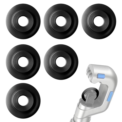 6 Stück Rohrschneiderklingen, Ersatz-Schneidräder, Rohrschneider-Klingen kompatibel mit RidgidTubing Cutter 101 103 104 117 118 150 151 152 153 205 Kupferrohrschneider von Foyods