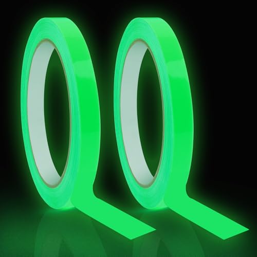 Foyods 2 Rollen Leuchtendes Band,10mm x 10m Helles Reflektierendes Klebeband,Wasserdichtes Fluoreszierendes,Grünes Neonband für Nachtdekorationen,Treppen,Wände und Notausgangsschilder,Warnband Foyods 2 Rollen Leuchtendes Band,10mm x 10m Helles Reflektierendes Klebeband,Wasserdichtes Fluoreszierendes,Grünes Neonband für Nachtdekorationen,Treppen,Wände und Notausgangsschilder,Warnband von Foyods