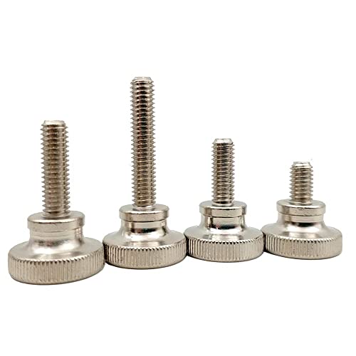 M2,5 Rändelschrauben Höhe Form Edelstahl 20 Stück (M2,5 x 3 mm) von Foyoram