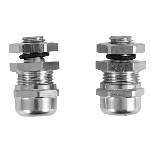 Fozriybefy 2 Stueck M8 wasserdicht Spannungsabbau Kabelverschraubung fuer 2-5mm Kabel Draht von Fozriybefy