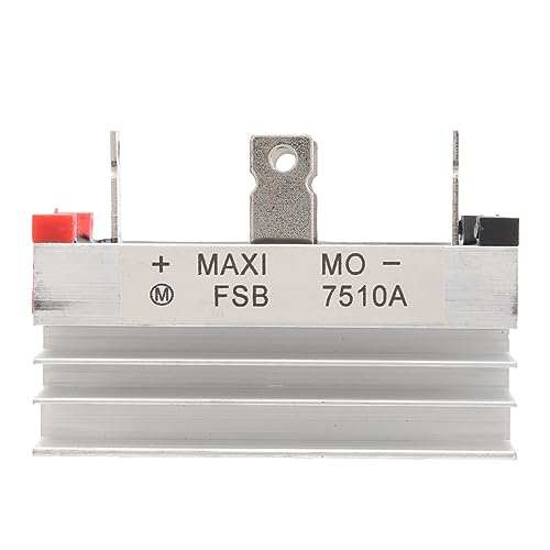 Fozriybefy Aluminium Kuehlkoerper Basis Einphasen Brueckengleichrichter Diode 75A 1000V von Fozriybefy