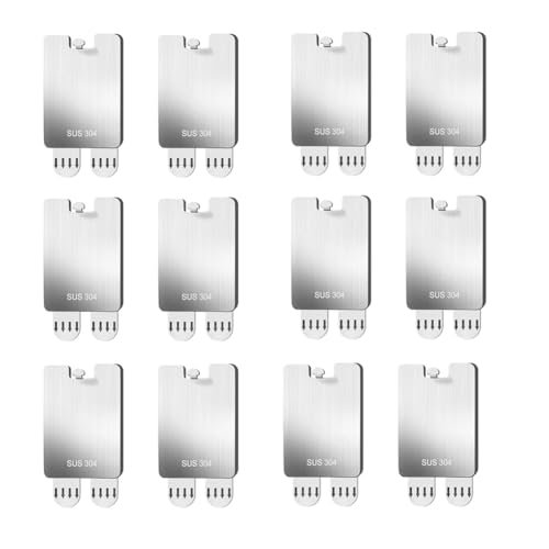 Fozriybefy Bilderrahmen-Aufhänger zum Aufhängen Ohne Beschädigungen, Bilder-Aufhängehaken Beschädigen die Wandfarbe Nicht, Bilder-Wandaufhänger 12er-Pack von Fozriybefy