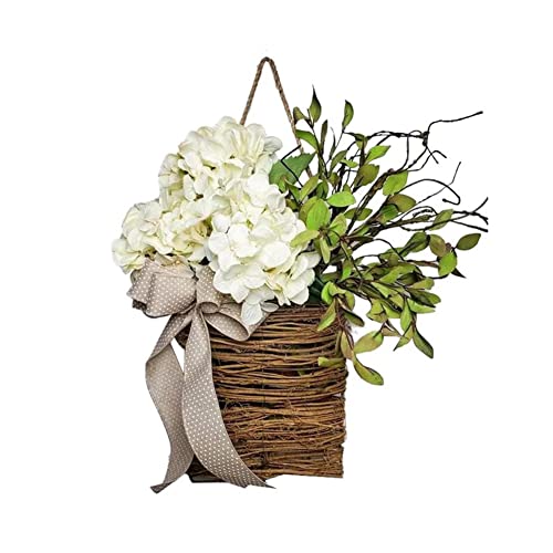 Fozriybefy FrüHlings-Wildblumen-TüR-HäNgekorb-Kranz FrüHlings-Willkommensschild Ostertag für HaustüR, Heimdekoration Fozriybefy FrüHlings-Wildblumen-TüR-HäNgekorb-Kranz FrüHlings-Willkommensschild Ostertag für HaustüR, Heimdekoration von Fozriybefy