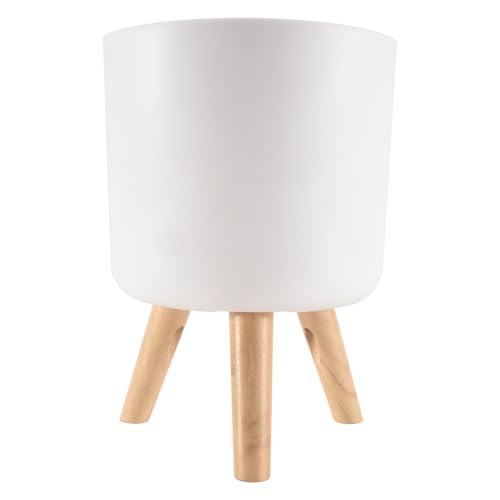 Fozriybefy Moderne Blumen TöPfe mit Beinen Halter Schlafzimmer und Wohnzimmer Boden Stehen Topf Blumen Topf Hausgarten Pflanzen GefäßE -B von Fozriybefy