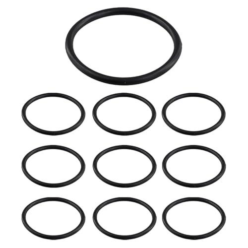 Fozriybefy O-Ring, Dichtungsring, 10 Stueck, 45 mm x 3 mm, Nitrilkautschuk, Schwarz von Fozriybefy