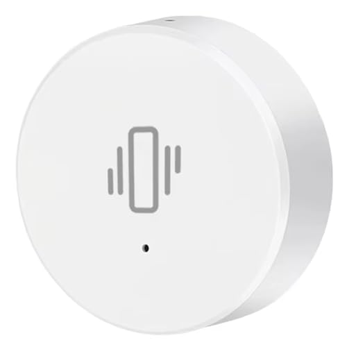 Fozriybefy Tuya ZigBee Smart Vibrationssensor Echtzeitüberwachung Tür-/Fenstererkennung Alarm Smart Security Protection System von Fozriybefy