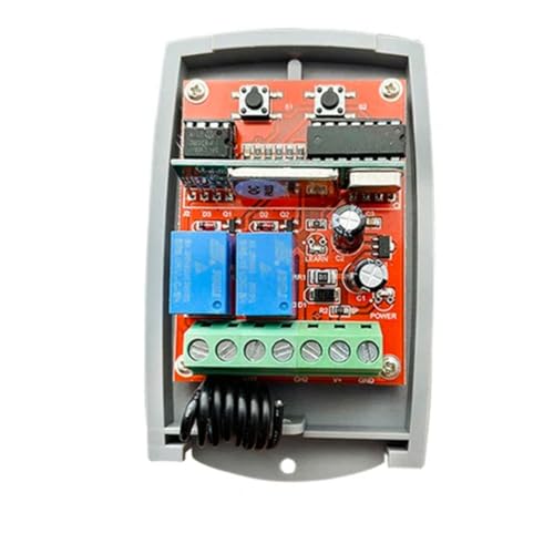 Fozriybefy Universeller Garagentor-Fernbedienungsempfänger 433 MHz 12 V-24 V Elektrischer Toröffner 433,92 MHz Rolling Learning Code Fozriybefy Universeller Garagentor-Fernbedienungsempfänger 433 MHz 12 V-24 V Elektrischer Toröffner 433,92 MHz Rolling Learning Code von Fozriybefy