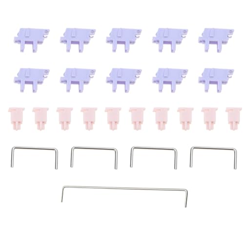 1 Set Stabilisator-Einstellungen, 2/6,25 U Stahldraht, anpassbares Tastatur-Achsen-Set für präzise verstümmelte Satelliten-Achsenplatte, mechanische Tastatur von Fpbiagoq