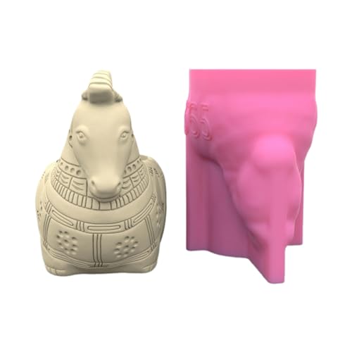 Flexible Blumentopf-Formen, Silikon-Stifthalter, Pferdeform, Vasenform, einfach zu verwenden, zum Basteln von Gegenständen, Beton, Blumen Flexible Blumentopf-Formen, Silikon-Stifthalter, Pferdeform, Vasenform, einfach zu verwenden, zum Basteln von Gegenständen, Beton, Blumen von Fpbiagoq