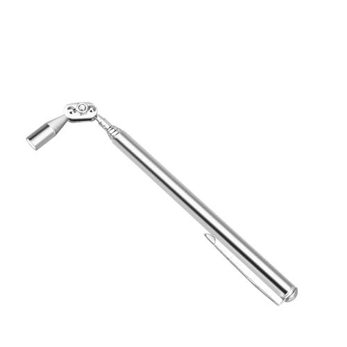 Flexibler Hals Pickup Tool Einziehbar 5 Segment Stangen 0,7 kg Kapazität Biegbarer Kopf für Metall Objekt Retrieval Pickup Tool für Autoreparatur von Fpbiagoq