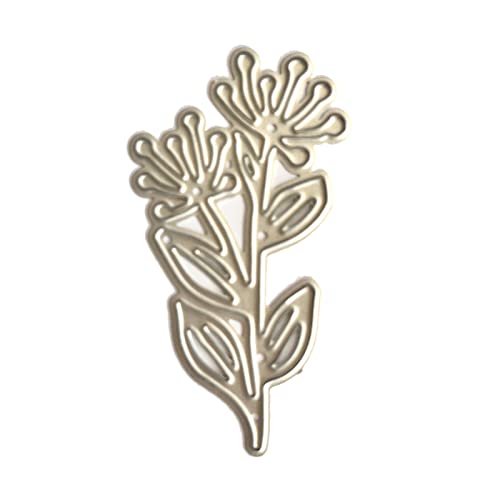 Fpbiagoq 1 x Metall-Stanzschablonen-Set mit Blumen-Motiven, Schablone für Prägung, Scrapbooking von Fpbiagoq