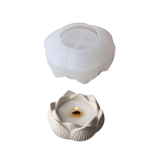 Fpbiagoq 3D-Blumen-Harzglas-Silikonformen, Epoxidharz-Formen für Kerzenhalter, Vorratsglas, Sukkulenten-Übertopf, Fpbiagoq 3D-Blumen-Harzglas-Silikonformen, Epoxidharz-Formen für Kerzenhalter, Vorratsglas, Sukkulenten-Übertopf, von Fpbiagoq
