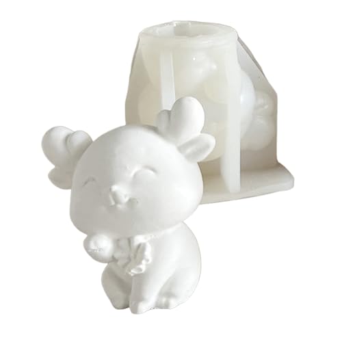 Fpbiagoq 3D-Cartoon-Tier-Silikonform, Hirsch-Formen, Epoxidharz-Formen, Gipsformen, Ornament-Backformen für die Fpbiagoq 3D-Cartoon-Tier-Silikonform, Hirsch-Formen, Epoxidharz-Formen, Gipsformen, Ornament-Backformen für die von Fpbiagoq