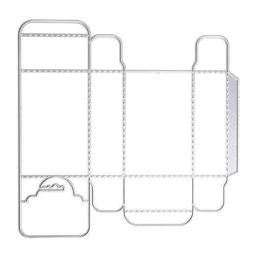 Fpbiagoq Hook Candy Box Metall-Stanzformen Schablone Prägepapier von Fpbiagoq